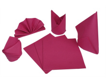 салфетки бумажные розовый
