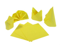 салфетки бумажные желтый