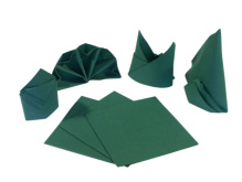 салфетки бумажные темно-зеленый