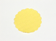  serwetki okrągłe żółte
